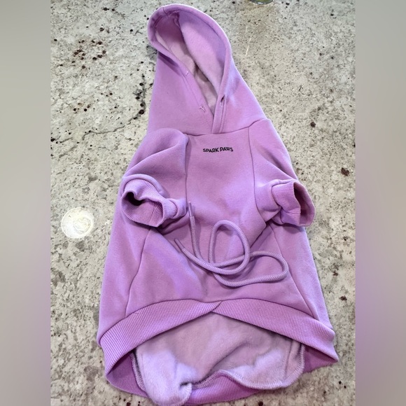 Spark Paws Essential Dog Hoodie - Lavender Size XLarge Worn  3x’s. - Picture 11 of 16